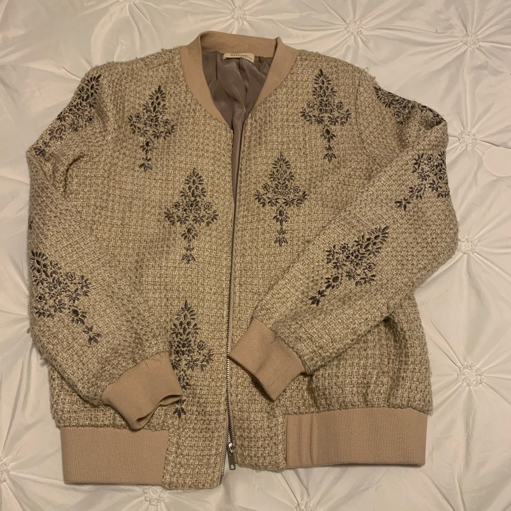 Tan tweed jacket